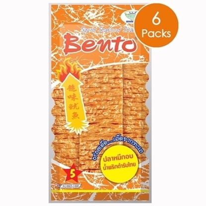 Picture of Bento Seafood Snack Squid : Thai Chili Sauce 24 g. (6 packs)