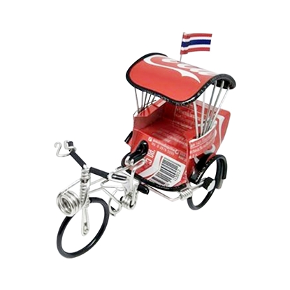 Picture of Tricycle Model Handmade  from Thai Coca Cola Cans