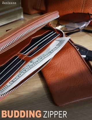 Picture of BUDDING ZIPPER PURSE
