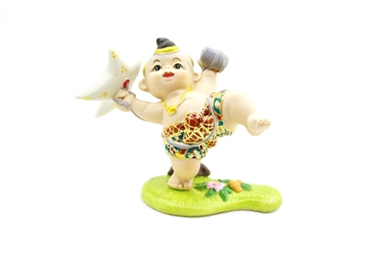 Picture of Kite flying Thai sport (Wao-Jula) Ceramic doll 