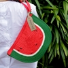 Picture of Watermelon Clutch Parn Sorn Narai Bag  - red