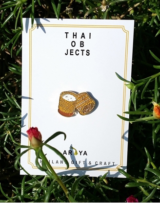 Picture of Thai Sticky Rice Thai Objects Brooch