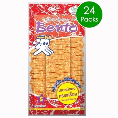 Picture of Bento Seafood Snack Squid : Sweet & Spicy 6 g. (24 packs)